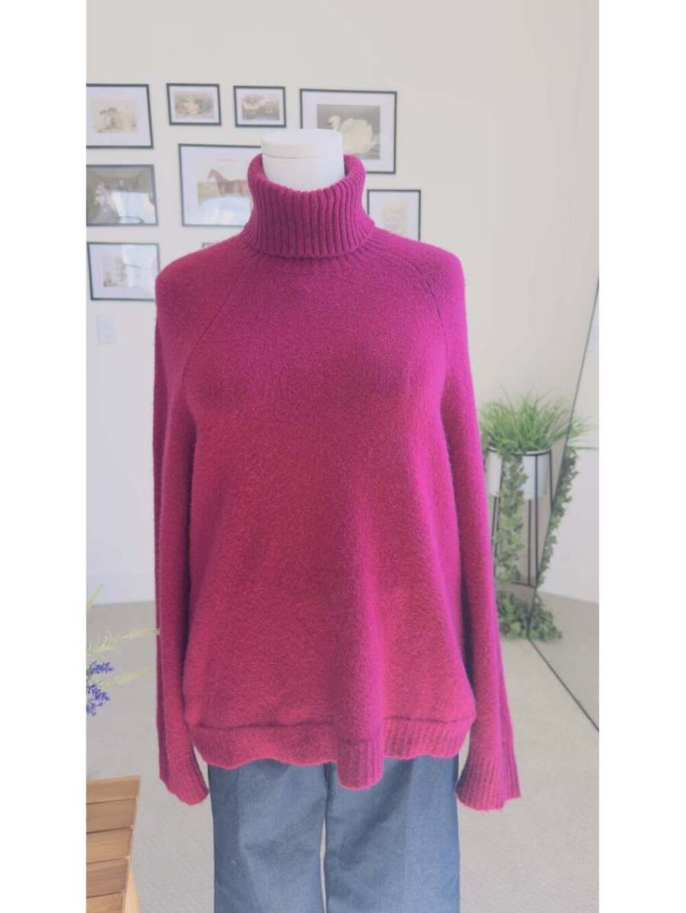 J.Crew Wool & Alpaca Blend Turtleneck Sweater - Size L
